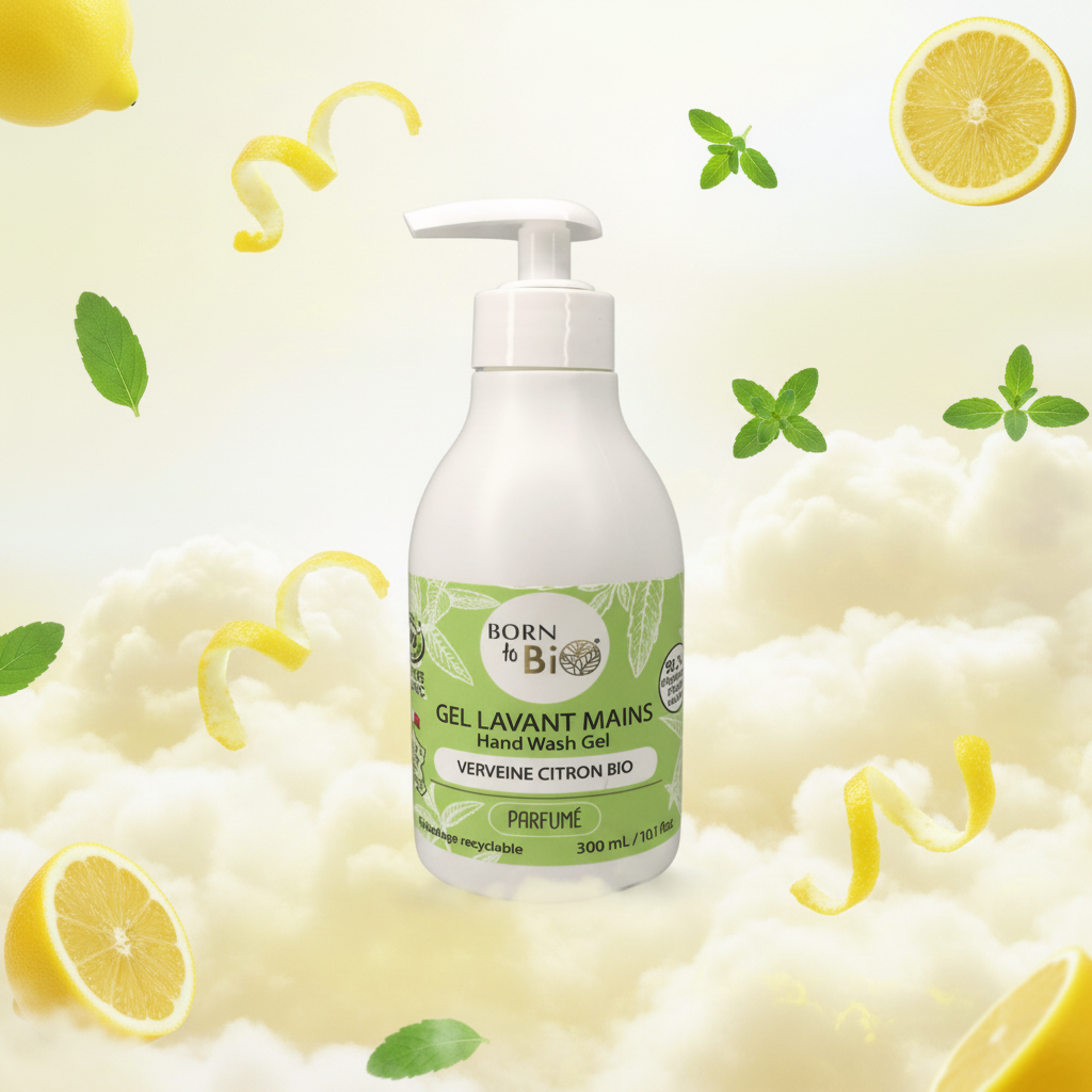 Gel Lavant Mains Bio – Verveine Citron Vivifiant
