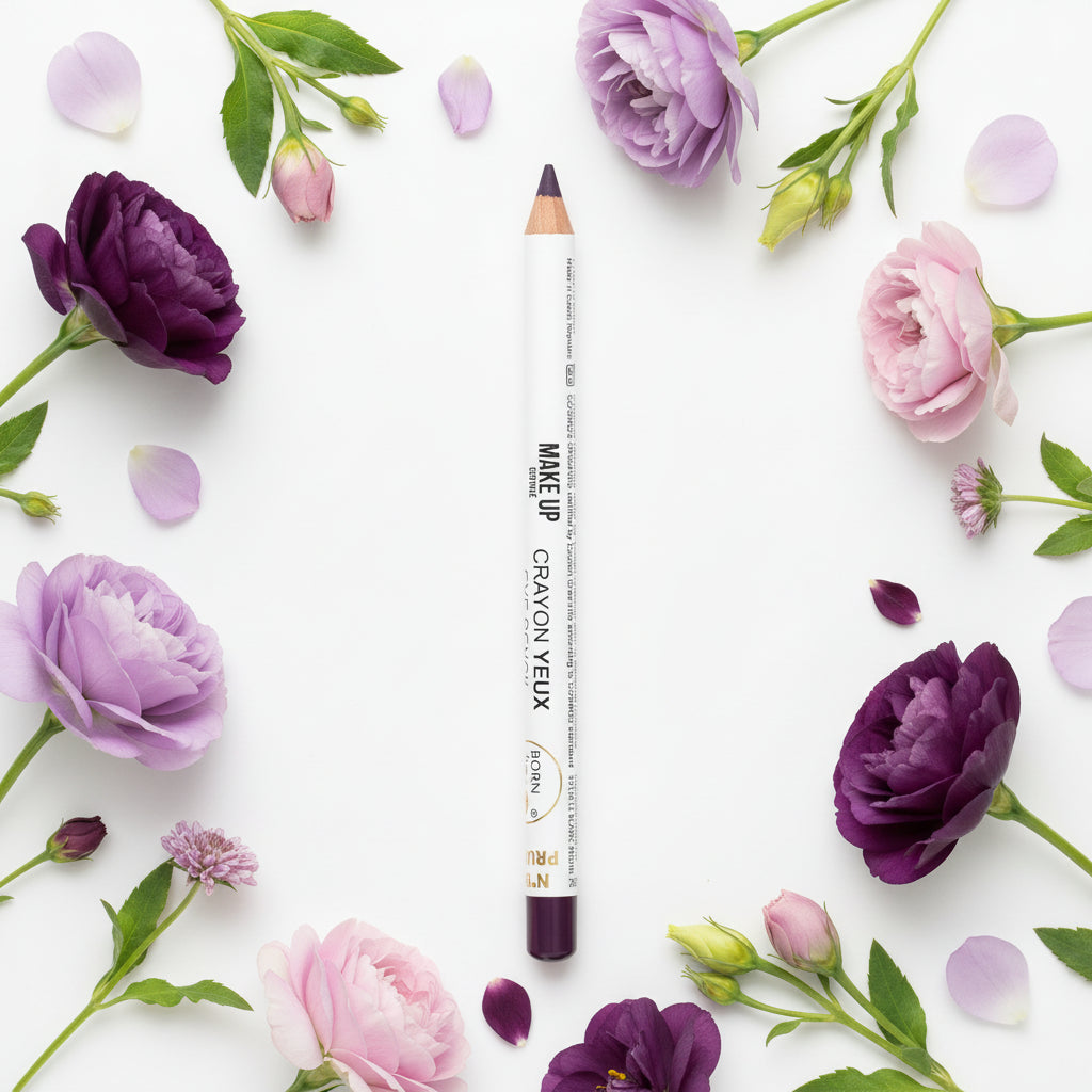 Crayon Yeux Bio – Texture Crémeuse, 5 Couleurs