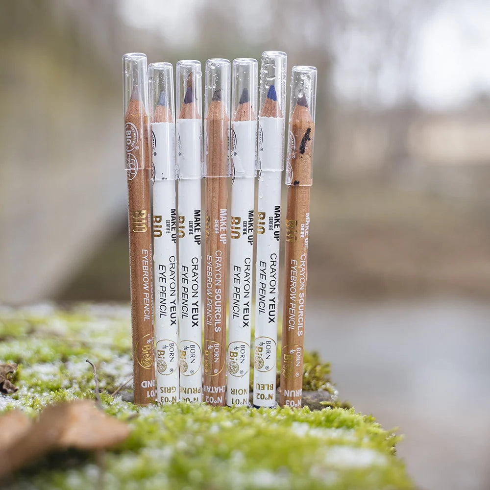 Crayon Yeux Bio – Texture Crémeuse, 5 Couleurs