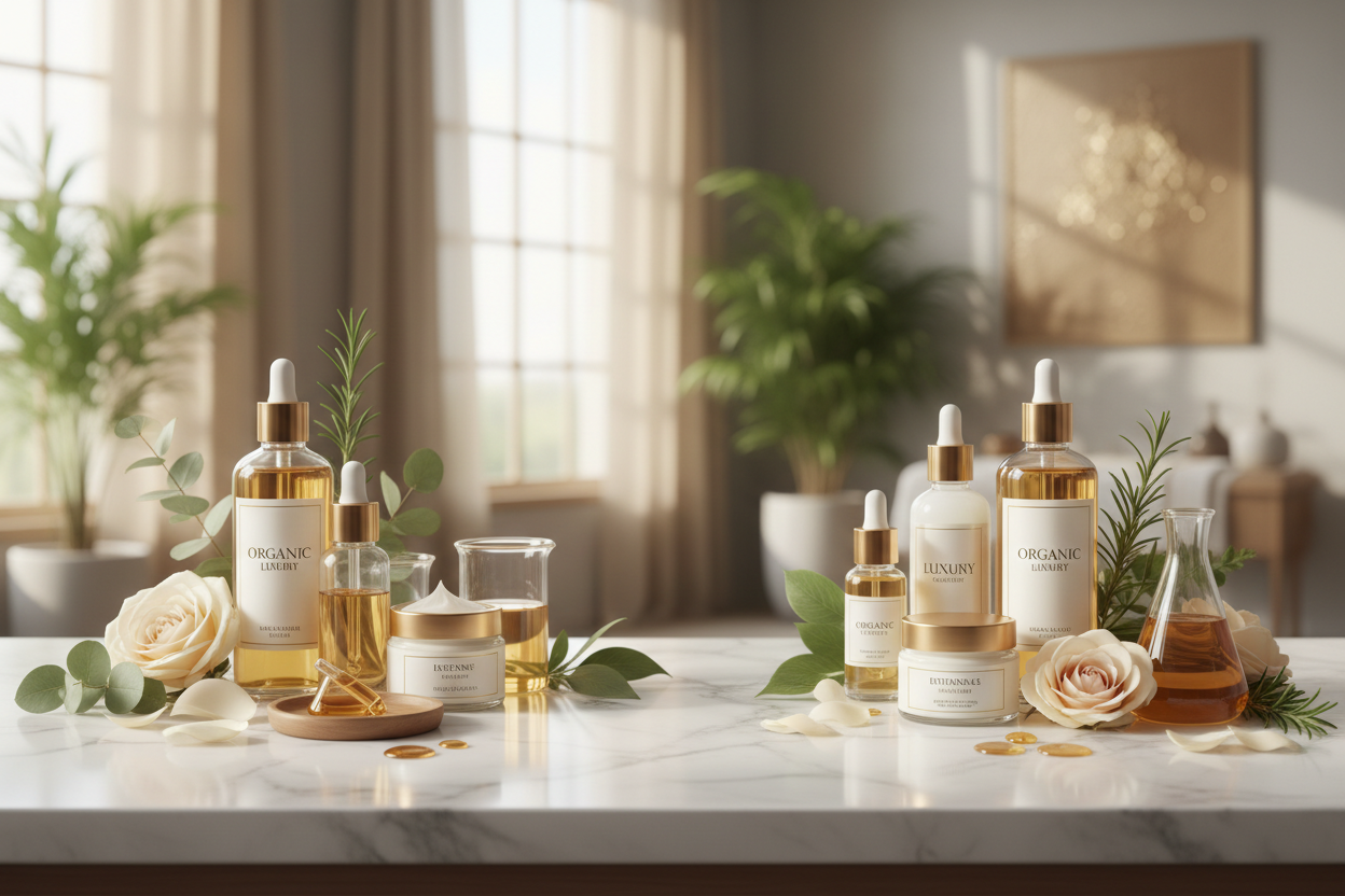 Bannière beauté bio luxe